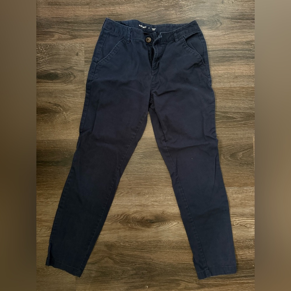 Old Navy Dark Blue Skinny Stretch Pants
